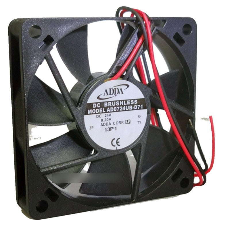 ADDA AD0724HB-D71 AD0724UB-D71 24V 0.16A 2wires cooling fan ADDA AD0724HB-D71 AD0724UB-D71 24V 0.16A 2wires cooling fan